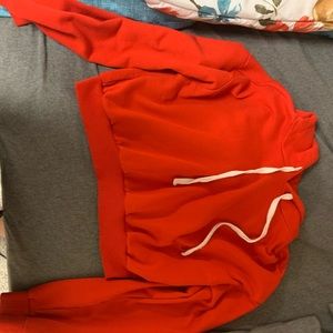 Red hoodie